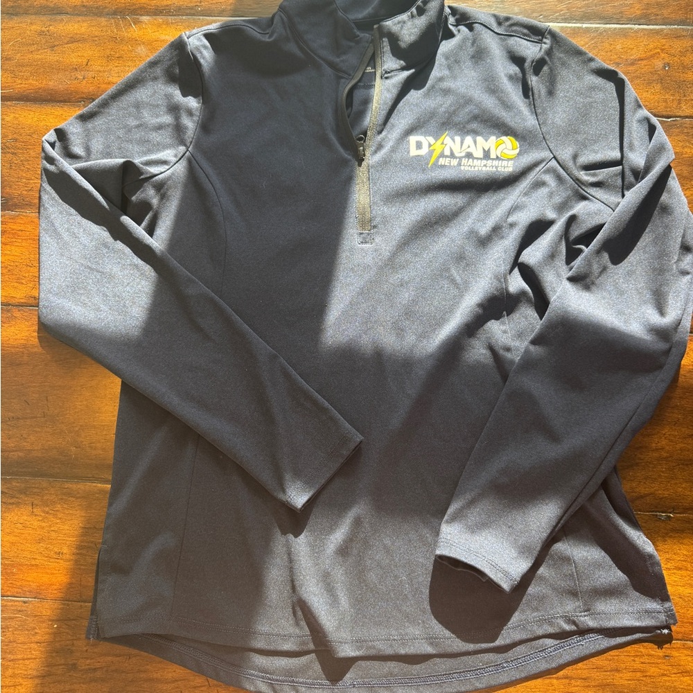 Dynamo Blue/Black Quarter-Zip Pullover-Size Medium